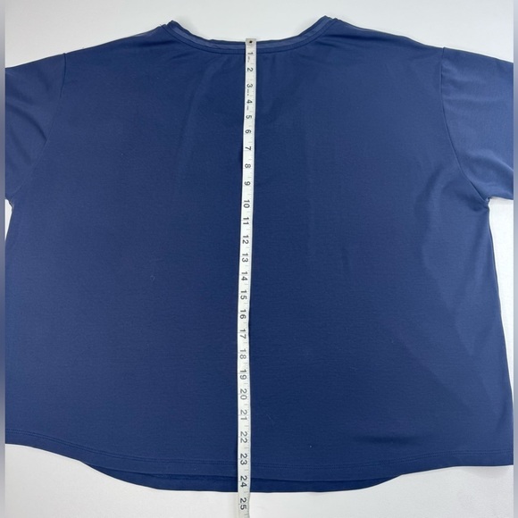 a domani sleep Breezy Short Sleeve Pajama Woven V Neck T Shirt Size XXL - Picture 8 of 13